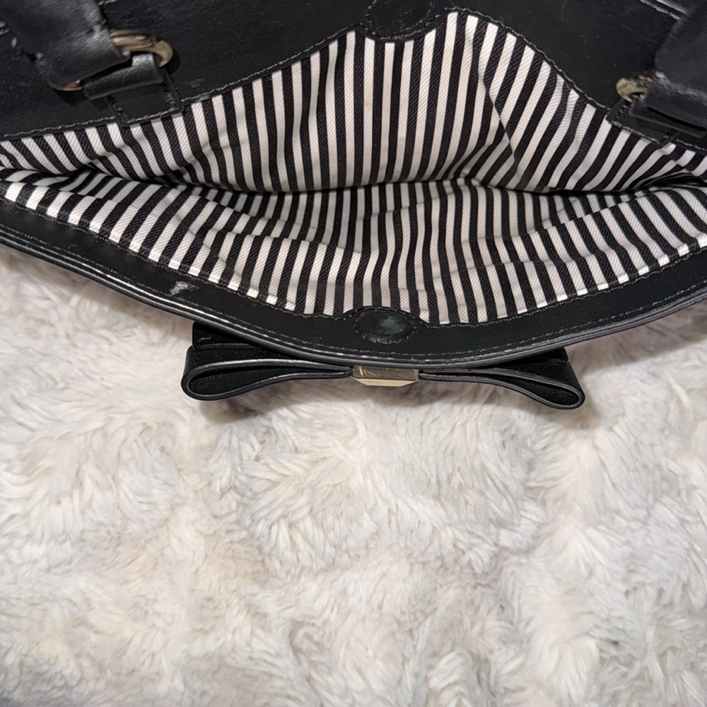Kate Spade Black Leather Handbag - Picture 3 of 12